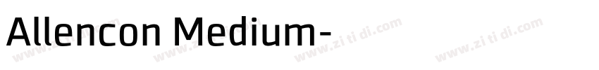 Allencon Medium字体转换 Allencon Medium字体转换